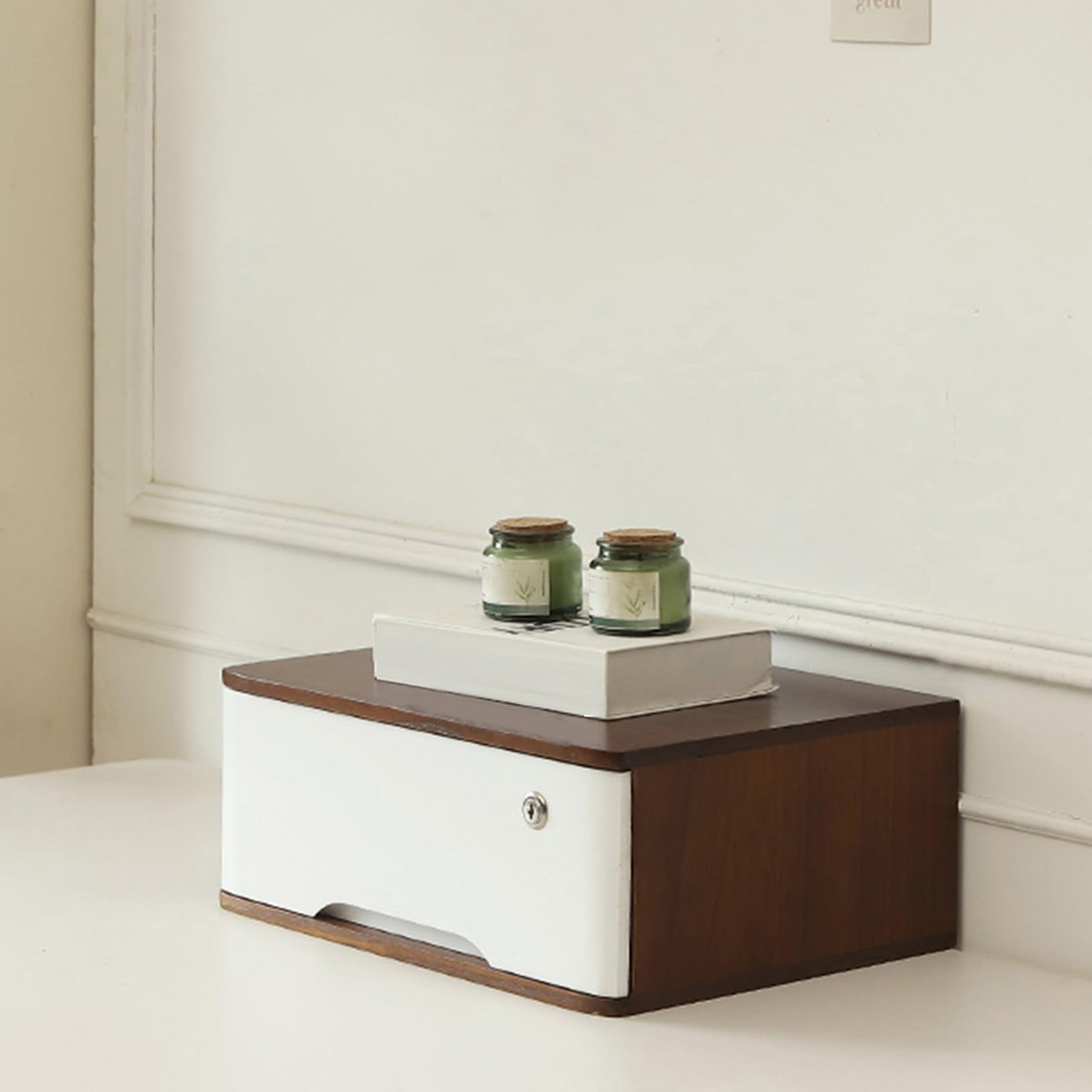 はな(引き出し) Amazon.co.jp: MJKQ9 一段引き出し 卓上収納ボックス 引き出し 木製