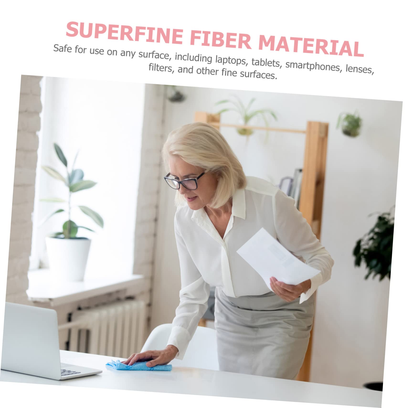Ipetboom 3sets Panno Microfibra Per Occhiali Pulizia Per Lenti Schermi e Gioielli Riutilizzabile e Lavabile Superficie Delicata Senza Graffi