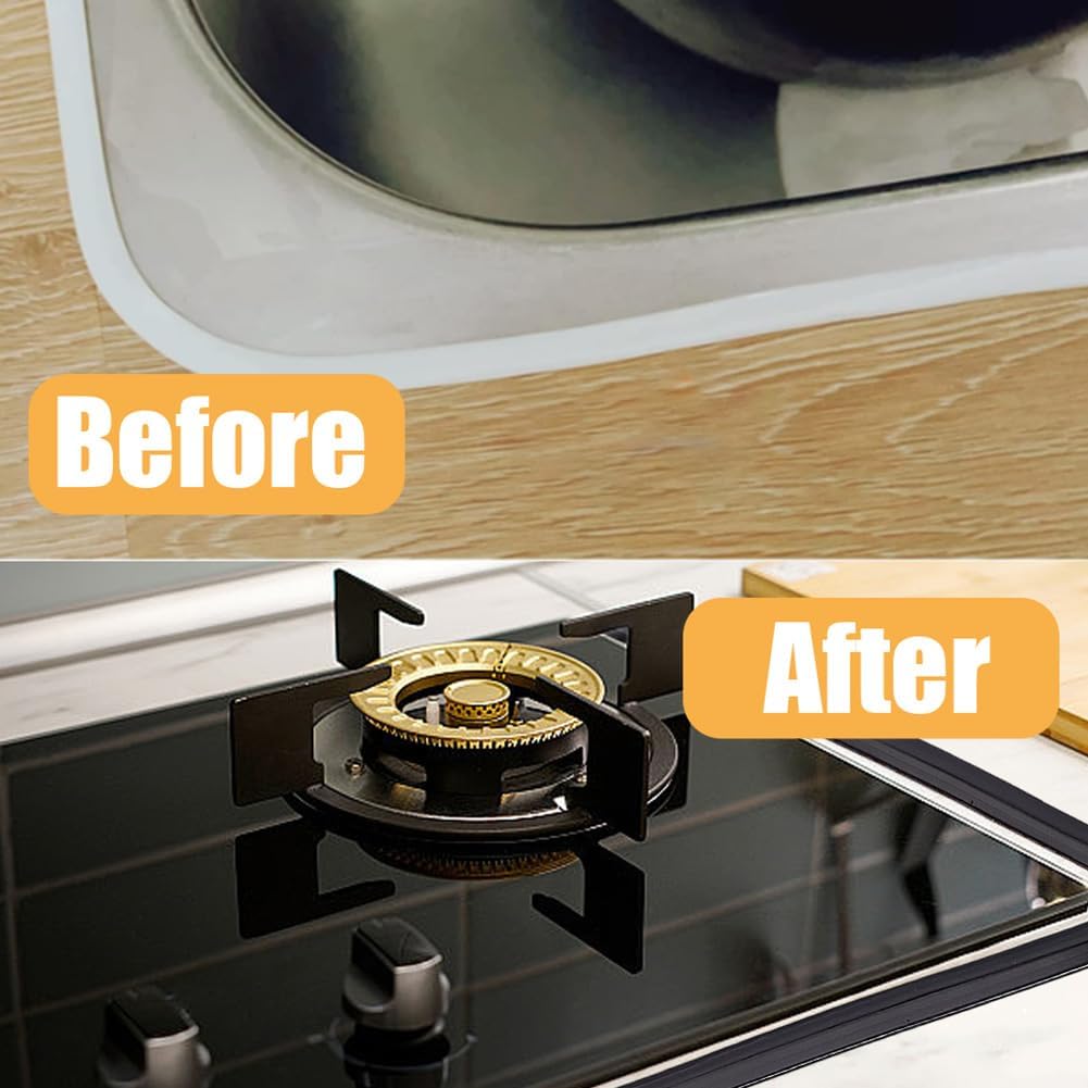 CRASPIRE 20Ft x 1/3" Caulk Strip Self Adhesive Caulking Sealing Tape for Bathroom Waterproof White Narrow PVC Ceramic Corner Tile Gap Sealant Molding Trim Edge Decorative for Kitchen Toilet Bathtub