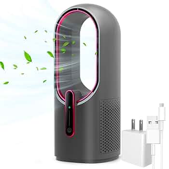 Amazon.com: KONSIDEN Desk Fan Bladeless, 11.8 Inch Office