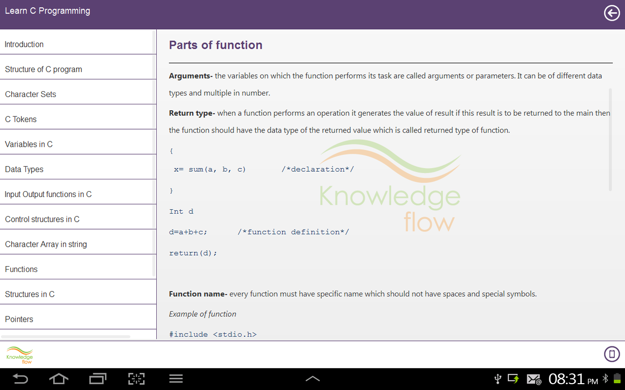 Learn C Programming - App on Amazon Appstore