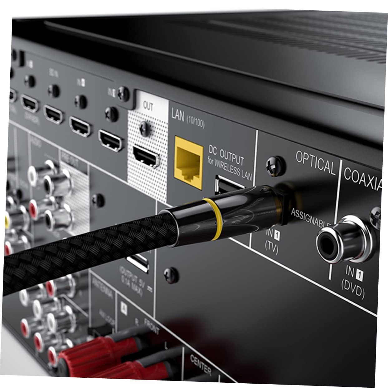 DOITOOL Cable Óptico De Audio Digital De Cable Fibra Macho Macho Para Consola De Barra De Sonido y Tv