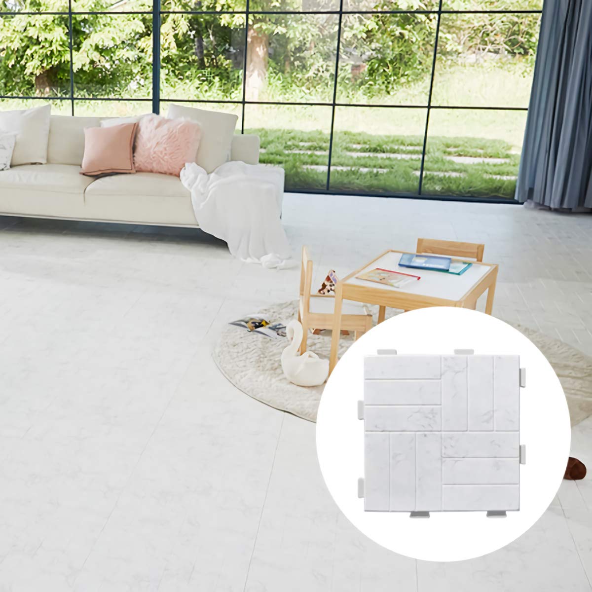 Amazon.co.jp: ジョイントマット パズルマット【国際検査済み つなぎ目