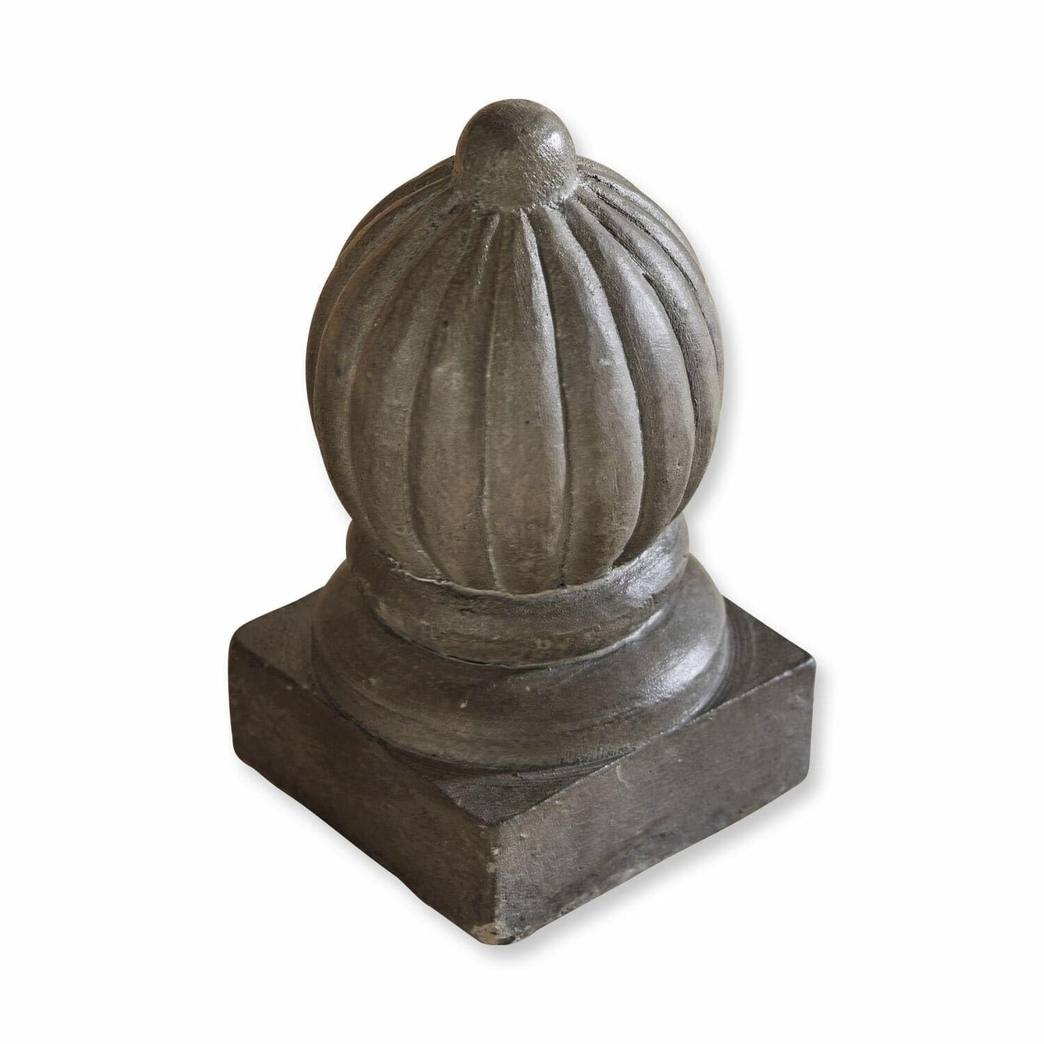 Loberon Bogataj Fermaporta - Elegante Finitura Anticata - Oggetto Pesante perché Interamente in Cemento, Grigio Antico