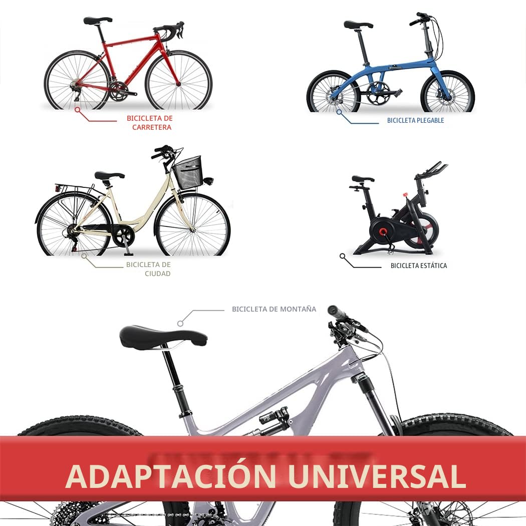 Sillin Bicicleta, Ancho Ajustable, Sillin Bicicleta Comodo, Sillin Antiprostatico, Sillin Bicicleta Adecuado para MTB, Bicicleta de Carretera, Bicicleta de Ciudad