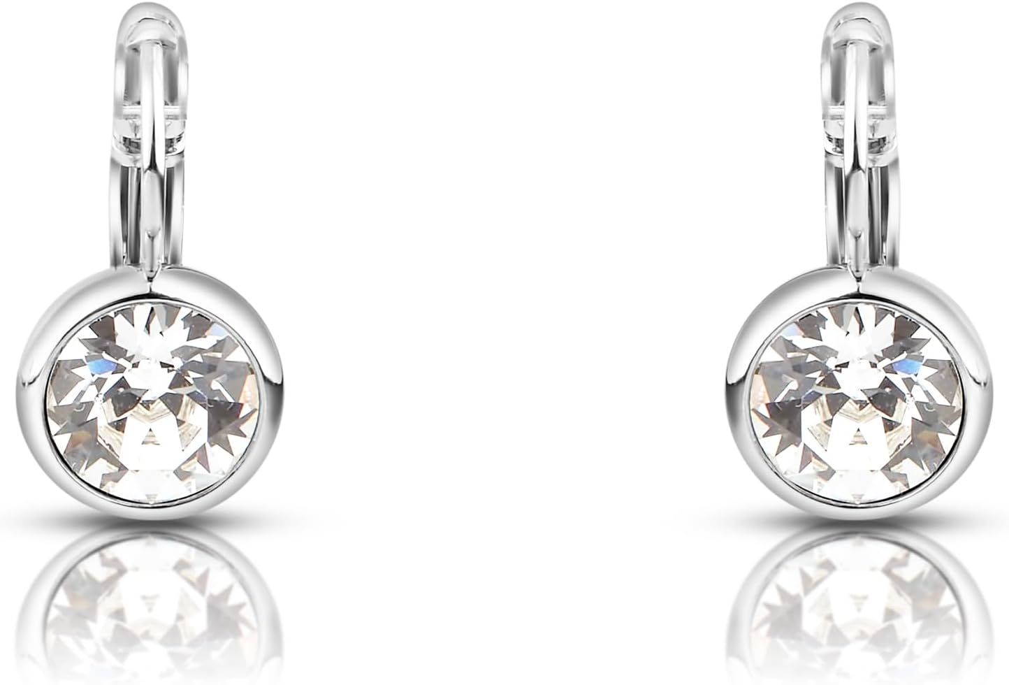 Elegent Birthstone Earrings for Women – Austrian Crystal Dangle Earrings, Hypoallergenic and Lightweight, Elegant drop Jewelry, Birthday Gift for Her, Sparkling Accessories for Sensitive Ears - Image 4