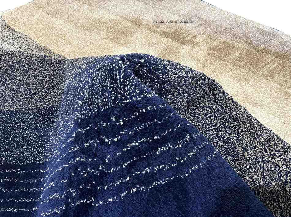 Image of F & B Rugs Luxurious Luck high Density Thick & Soft Shaggy Carpet Microfiber 2 Inch Pile Height 7 x 10 feet