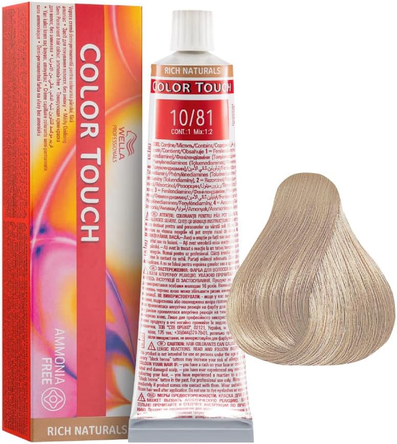 Color Touch Semipermanent Haircolor, Number 10/81