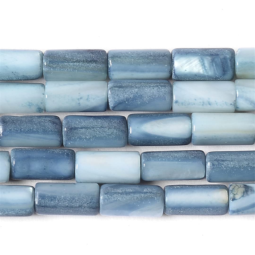 Perles intercalaires en cylindre bleu marine pour créer vos bracelets d'été
