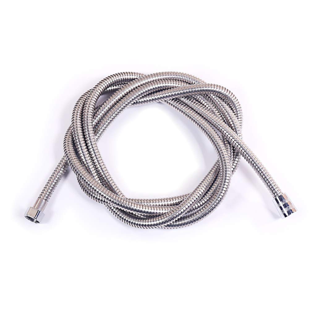 PVC Smooth Shower Hose, Stainless Steel Shower Hose for Taps 1.5m 2m Silver