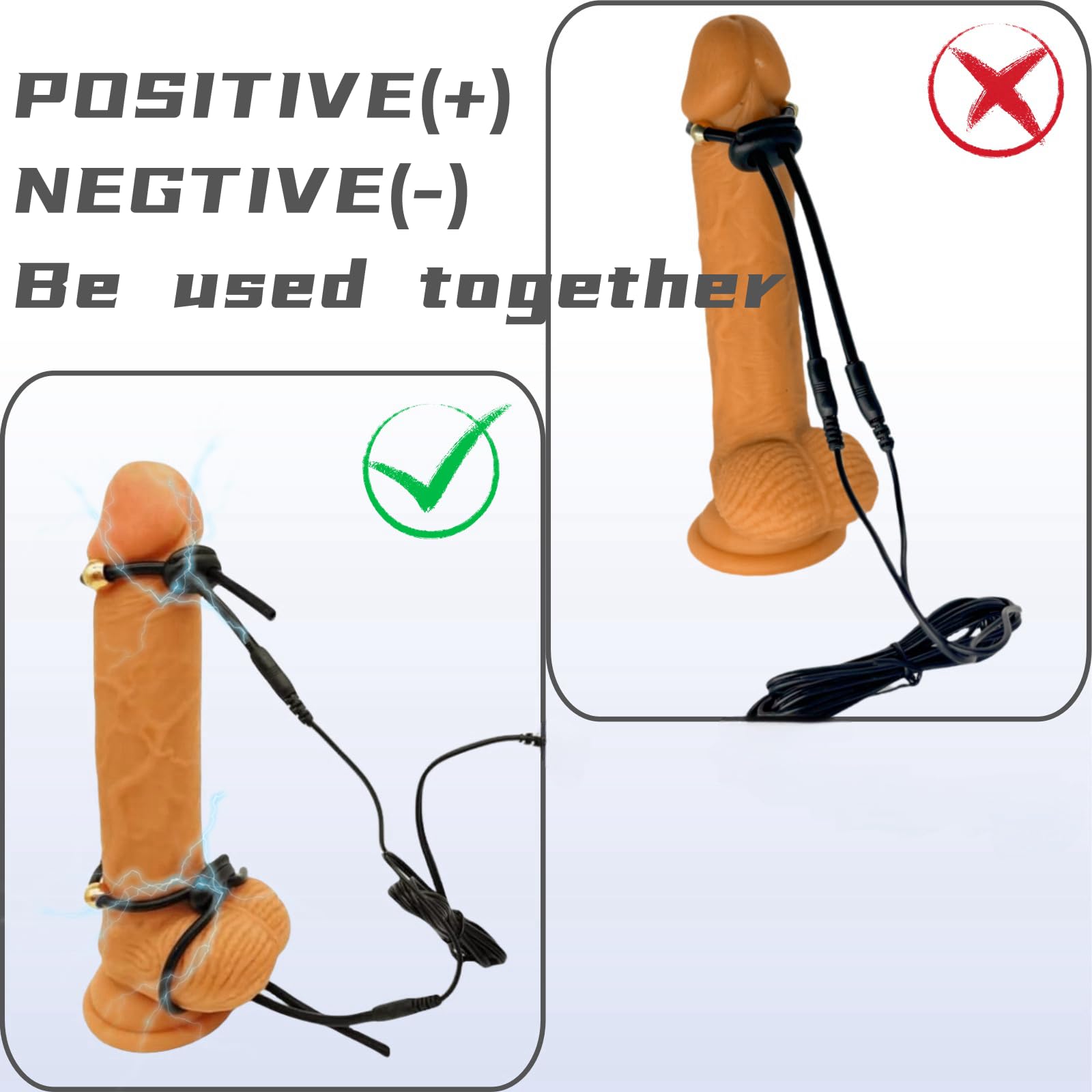 Penisringe Elektroden-Schlaufe als Reizstrom Sexspielzeug, Hodenringe  Penisvergrößerung Stromschlag Cockring Sex-Spielzeug für elektrische  Masturbation : Amazon.de: Drogerie & Körperpflege