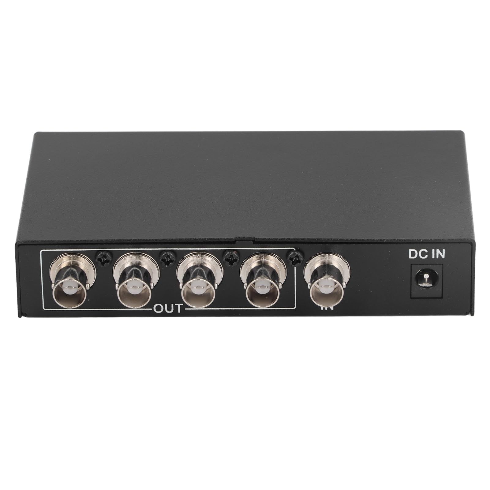 Splitter Video BNC 1 Ingresso e 4 Uscite, Splitter Video HDMI Completo 1080P, Splitter Video BNC per Riunioni Video Home Theater Insegnamento Multimediale (Spina europea)