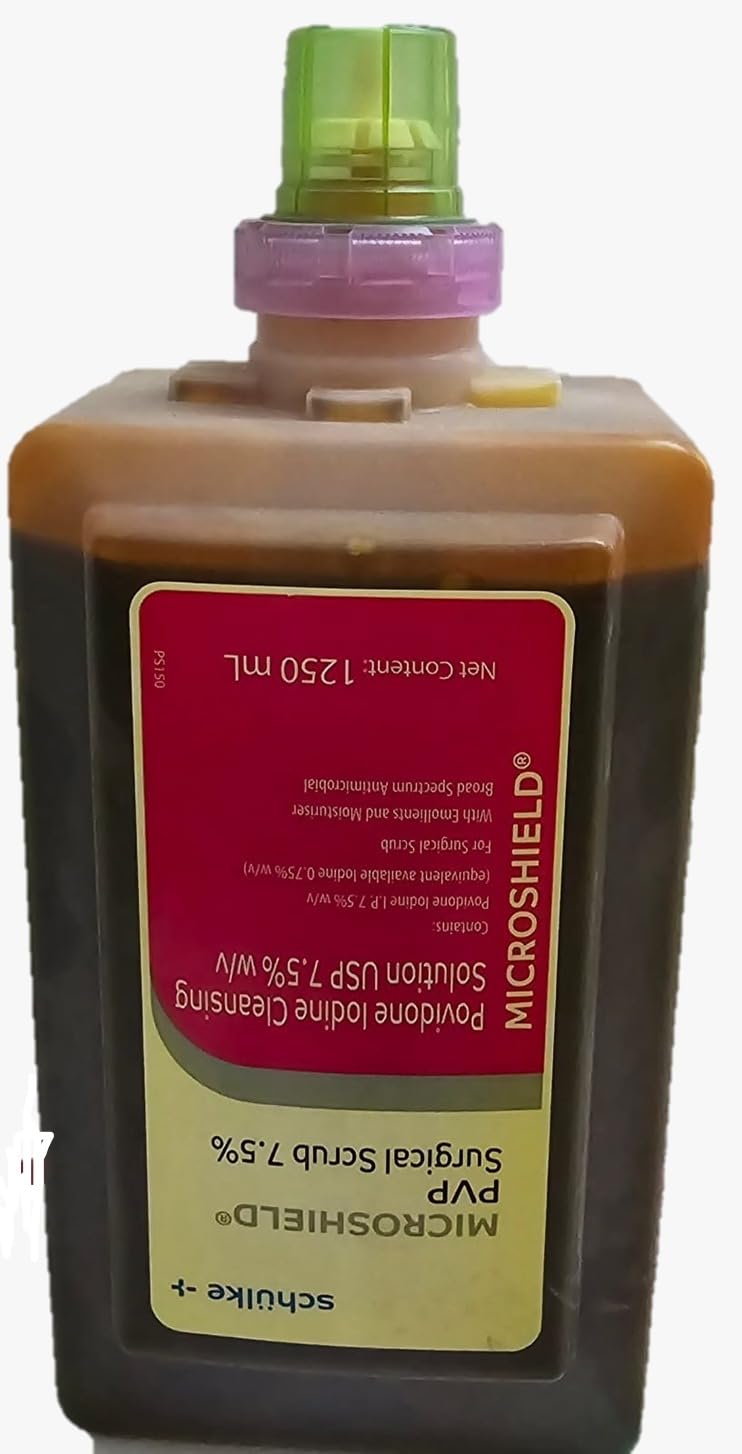 Microshield PVP 7.5% 1250ml refill pack for dispensers