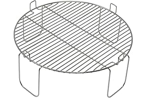4-Inch Stainless Steel Grill Rack Compatible with NuWave Oven Pro, Primo, NutriChef, Black Decker