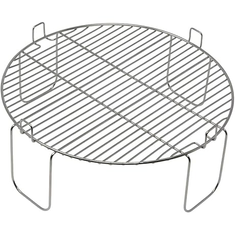 4-Inch Stainless Steel Grill Rack Compatible with NuWave Oven Pro, Primo, NutriChef, Black Decker