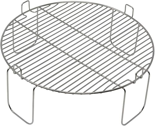 Estante de parrilla de acero inoxidable de 4 pulgadas compatible con NuWave Oven Pro, Primo, NutriChef, Black Decker Accesorio de rejilla