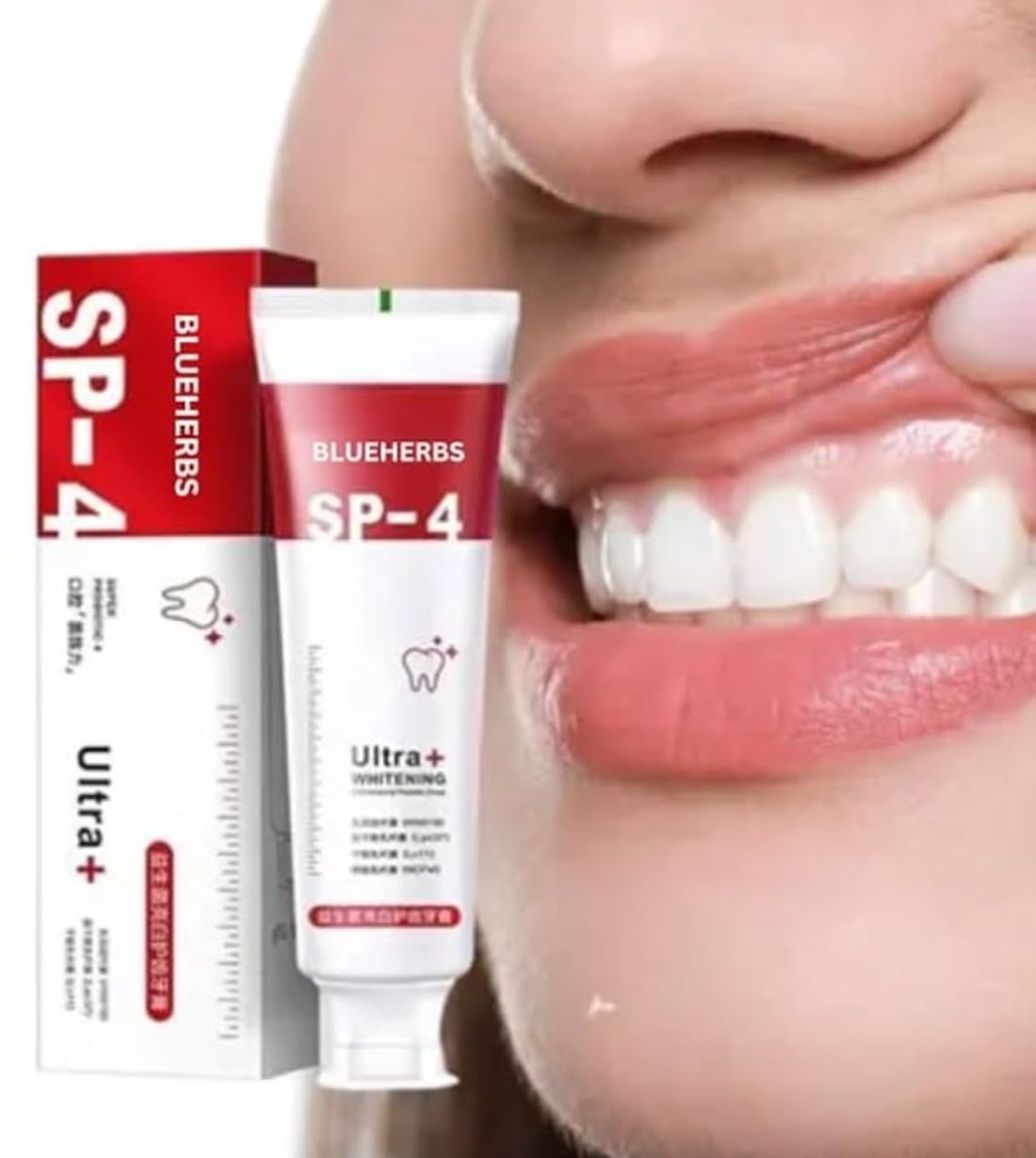 VIVAGLO SP 4 Ultra Whitening Toothpaste, Teeth Cleaner, Advanced Whitening Formula for Stain Removal-50gm
