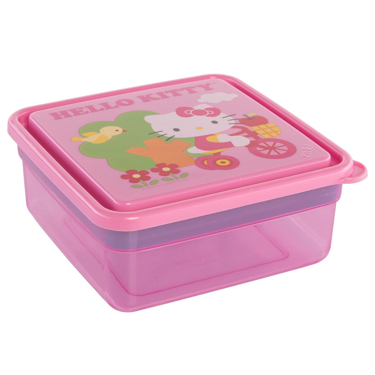 Hello Kitty Lunch Box (3 Pack) 26oz Zak Design And Sanrio Plastic Food Storage Containers, Meal
