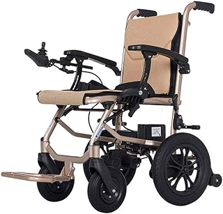 Sillas de ruedas eléctricas para adultos Silla de ruedas de rehabilitación médica, silla de ruedas, silla de ruedas plegable Accionamiento eléctrico ligero 16Kg, motorizado Sillas de ruedas con asient