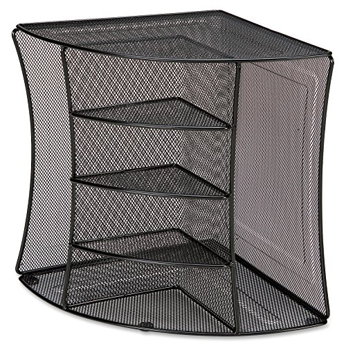 LLR95252 - Lorell Mesh Corner Desktop Organizer