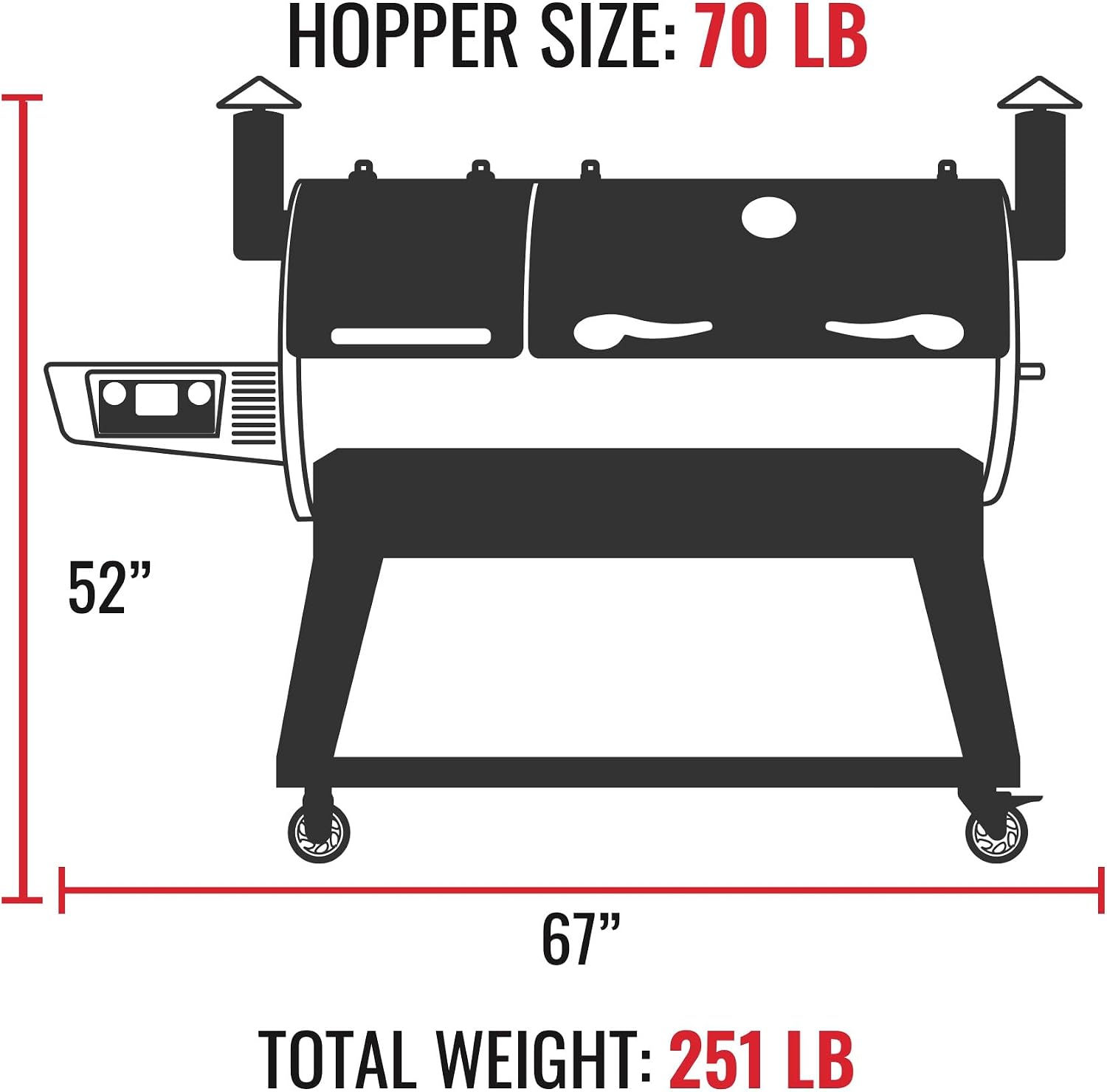 recteq DualFire 1200 Smoker Grill - Image 10