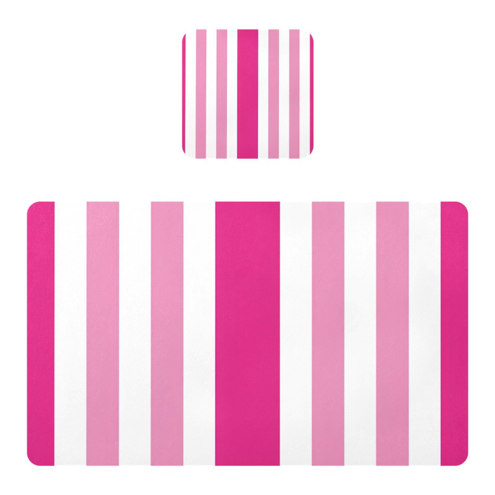BURSTDDY Stripes Placemat Waterproof Place Mat for Dining Table