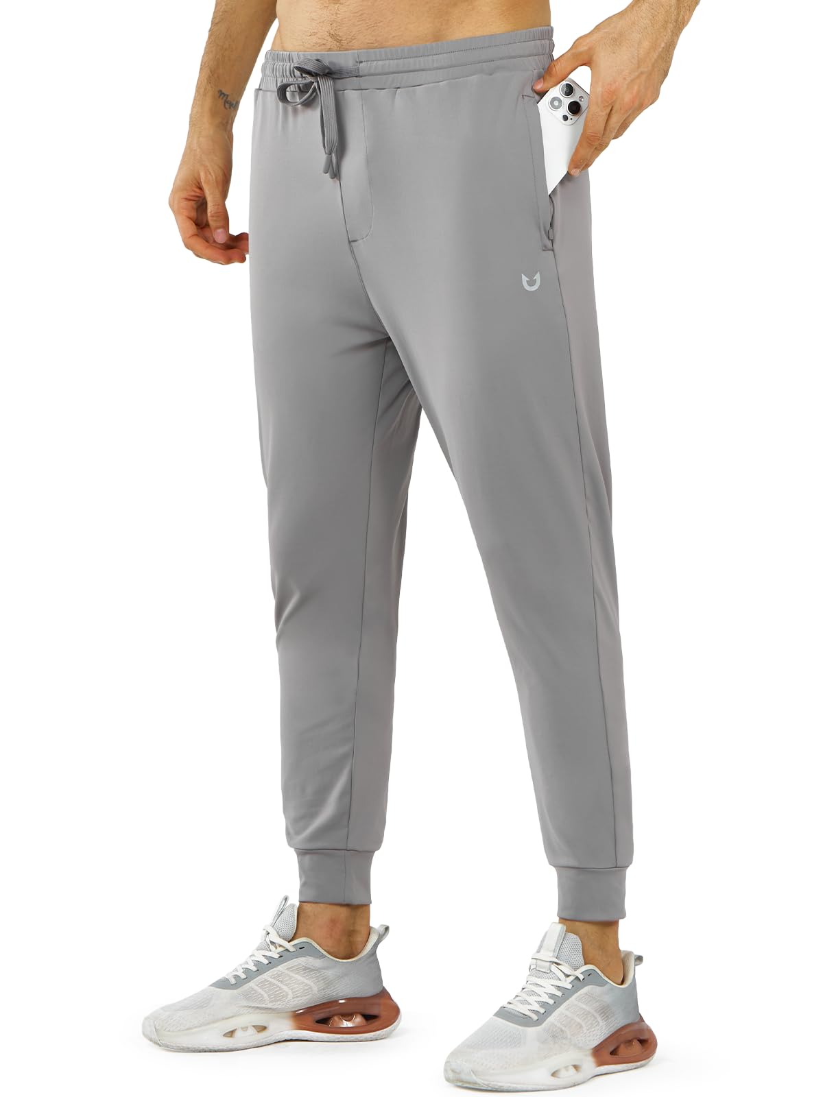 NORTHYARD Men's Joggers Pants with Zipper Pockets Lightweight Sweatpants Athletic Running Workout Track Pants for Men