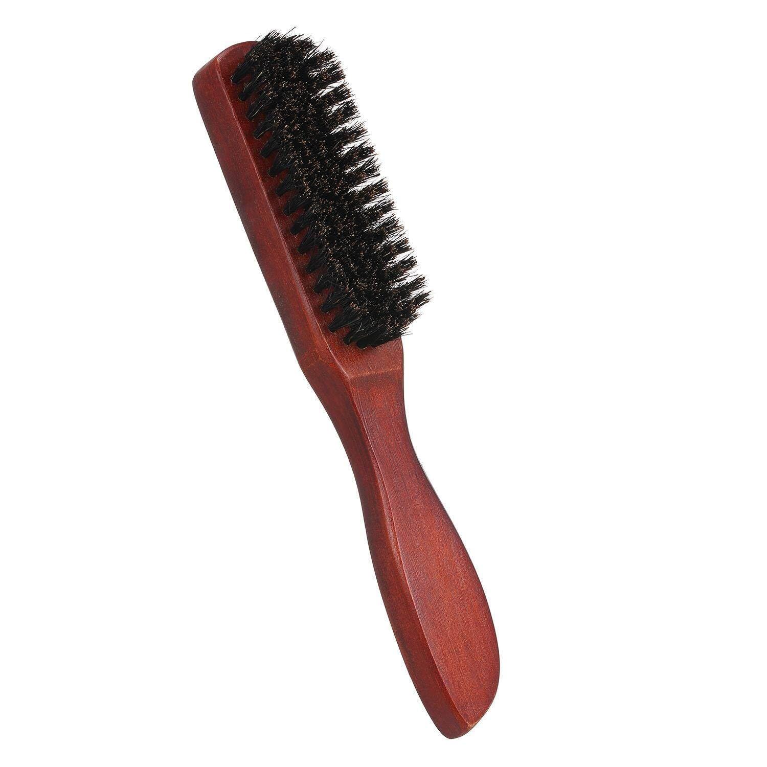 Spazzola per capelli con setole dense spazzole per capelli per donne spazzole da barba per uomini spazzola da massaggio manico in legno per capelli sottili naturali morbidi e fini (10 pezzi)