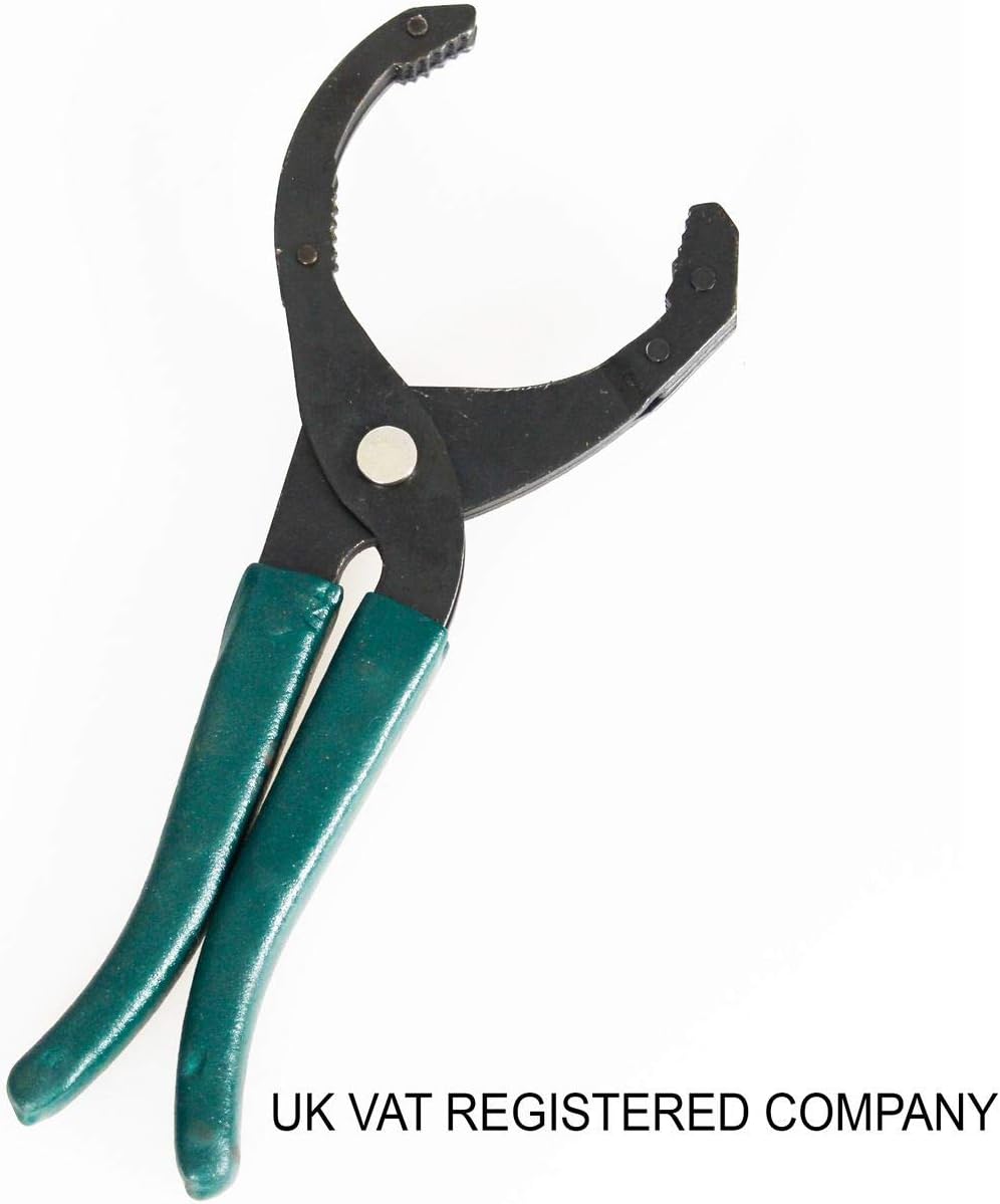KATSU 9 Inch Oil Filter Plier 60mm-95mm Adjustable Oil Filter Wrench Removal Tool Ideal for Car Truck Motorcycle Engine Filters Conduit and Fittings 450119 - Image 3