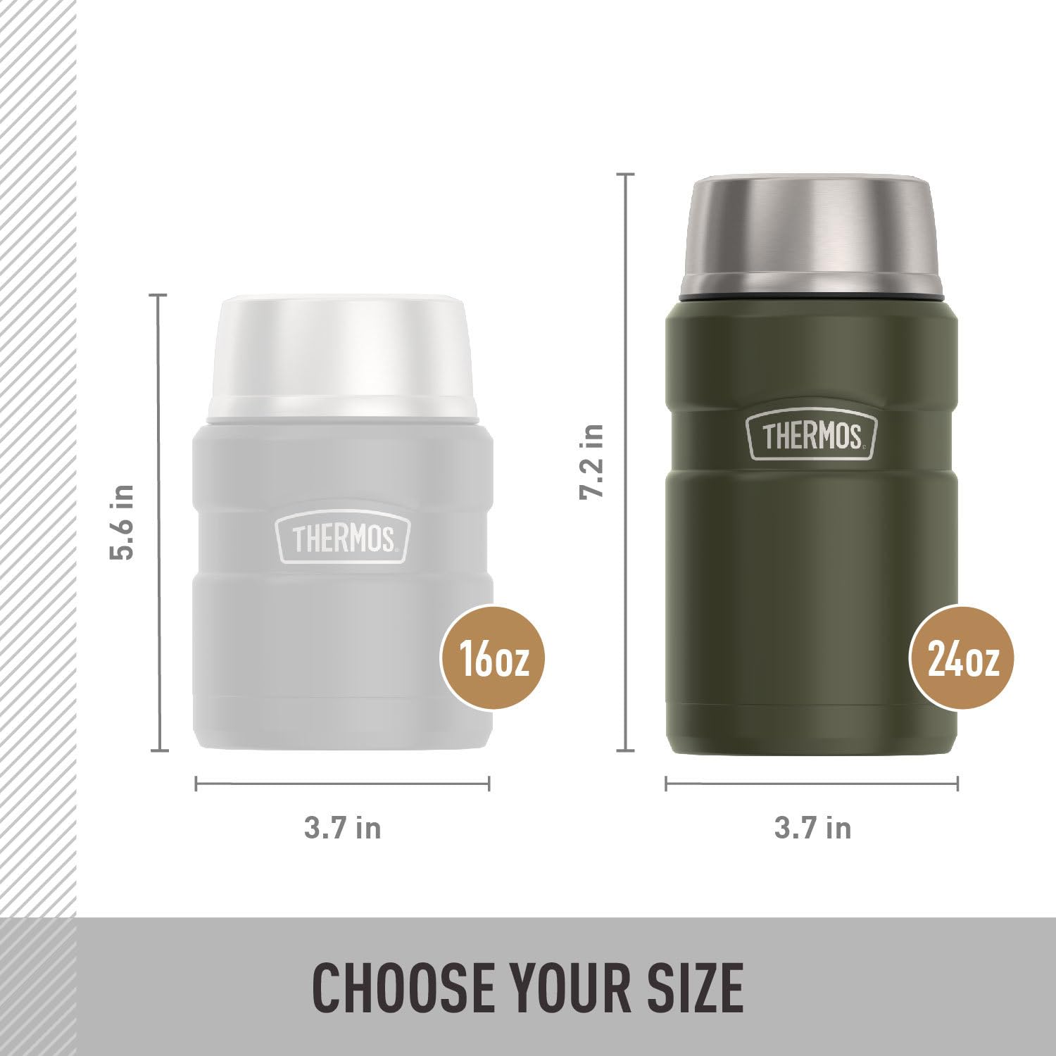 ★正規品★　Supreme×THERMOS ステンレス キングフードジャー Supreme Thermos Stainless King Food Jar+Spoon White OneSize