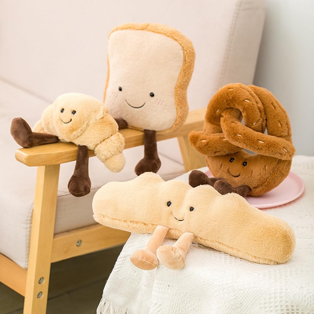  Brigitte Brioche ブリオッシュ　パンぬいぐるみ Jellycat Brigitte Brioche 布里吉特奶油蛋卷🤎 The real thing