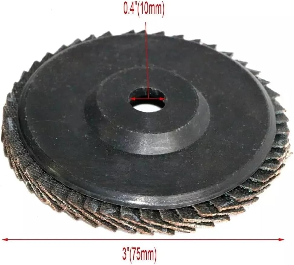 3 Inch 75mm Flat Flap Disc Sanding Discs 80 Grit Grinding Wheel Angle Grinder Sanding Disc Abrasive Tool Blades For Angle Grind