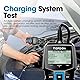 TOPDON Autobatterie Tester BT100-A, BatterieTester KFZ 12V mit 100-2000 CCA Batterietest Kurbeltest Ladesystem Test für Auto ATV SUV PKW-LKW Boot, Schwarz