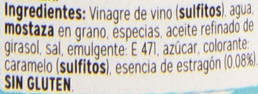 Louit - Mostaza Diáfana estragón, 115 gr - [pack de 4]