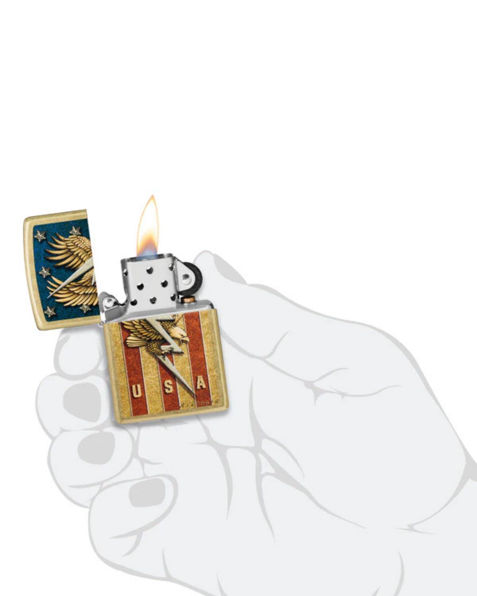 Zippo accendino Limited Edition made in USA Rietveld USA aquila