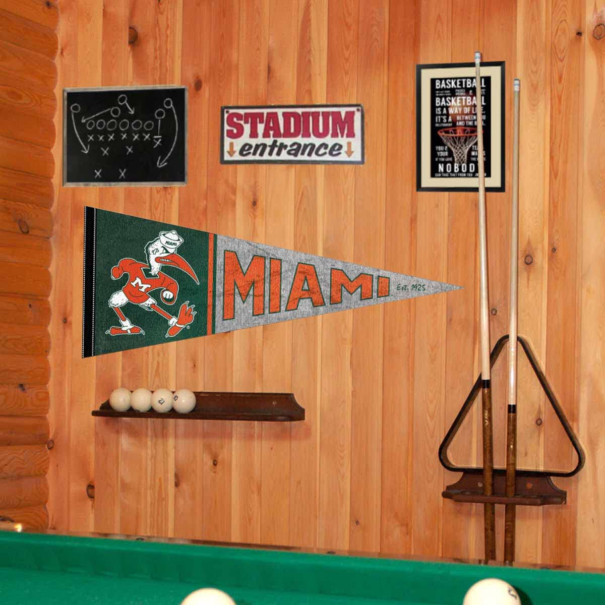 Hurricanes Pennant Throwback Vintage Banner