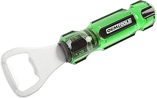 OEMTOOLS 26033 Screwdriver-Style Bottle Opener, Stocking Stuffers, Gifts for Men, Dad Gifts, Acetate Handle, Tool for Workspaces and Tool Boxes, Bartender Gadgets