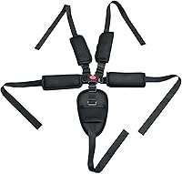 Vista 1 de 5 Point Harness Seat Belt for High Chair,Universal Seatbelt Crotch Cushion Shoulder Pads
