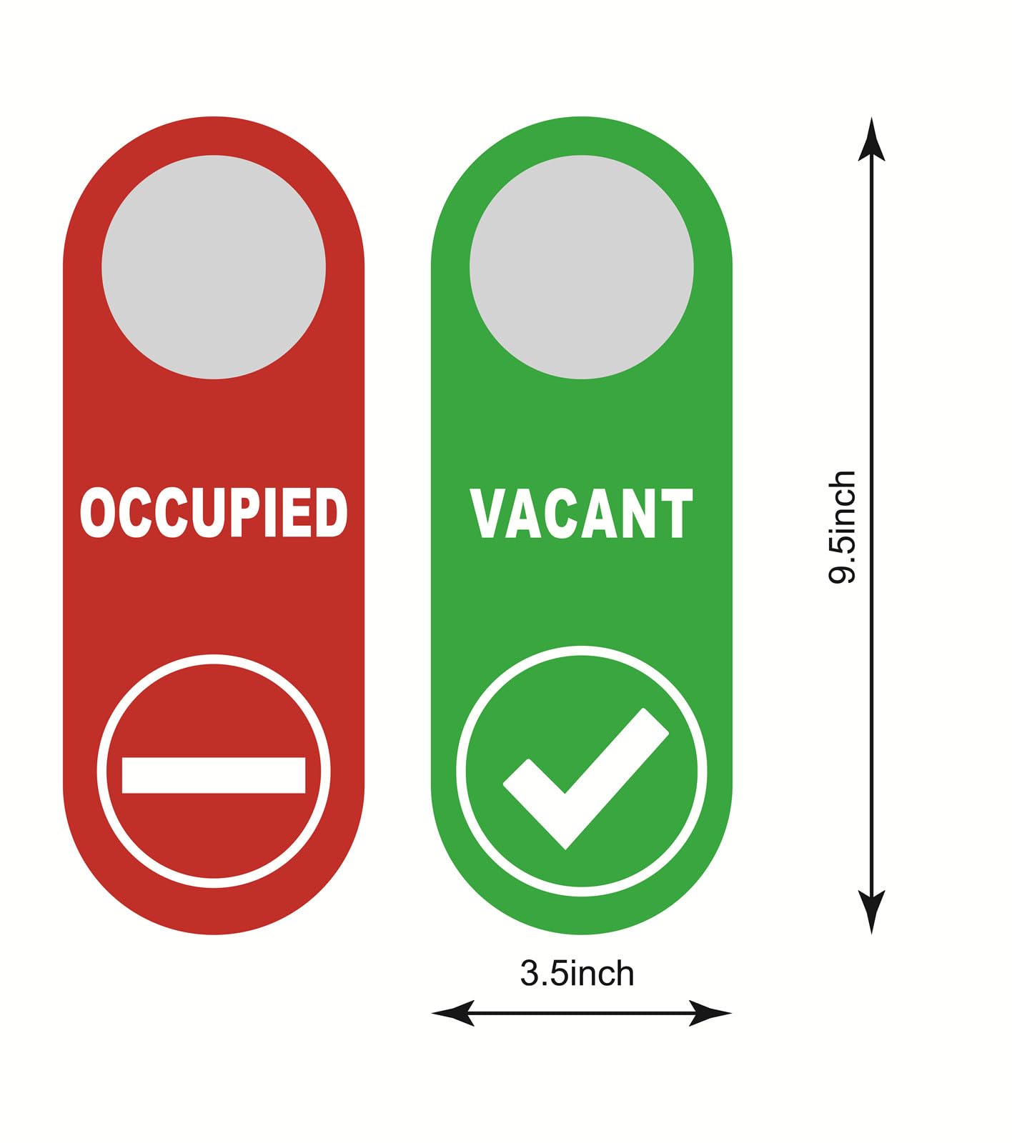 Amazon.com : Vacant Occupied Hanger Sign,2pcs 3.5x9.5inch Vacant Occupied Door Sign for Office Bathtoom Door : Office Products for Free Printable Occupied Vacant Sign Printable