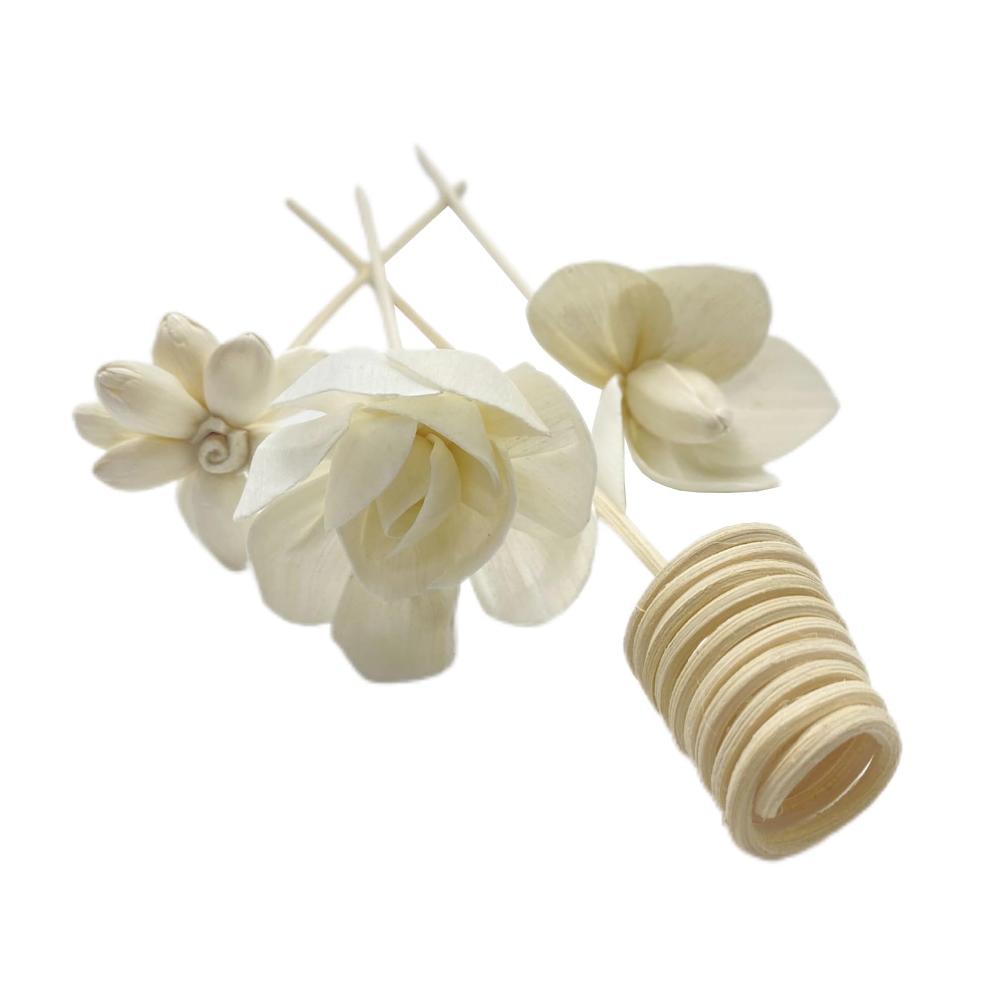 SKYPRO Artificial Flower Rattan Sticks Set Fireless Fragrances Reed Diffuser Stick Essential Oil Aroma Diffuser Sticks Diy Ornaments Home Decor - Style 9