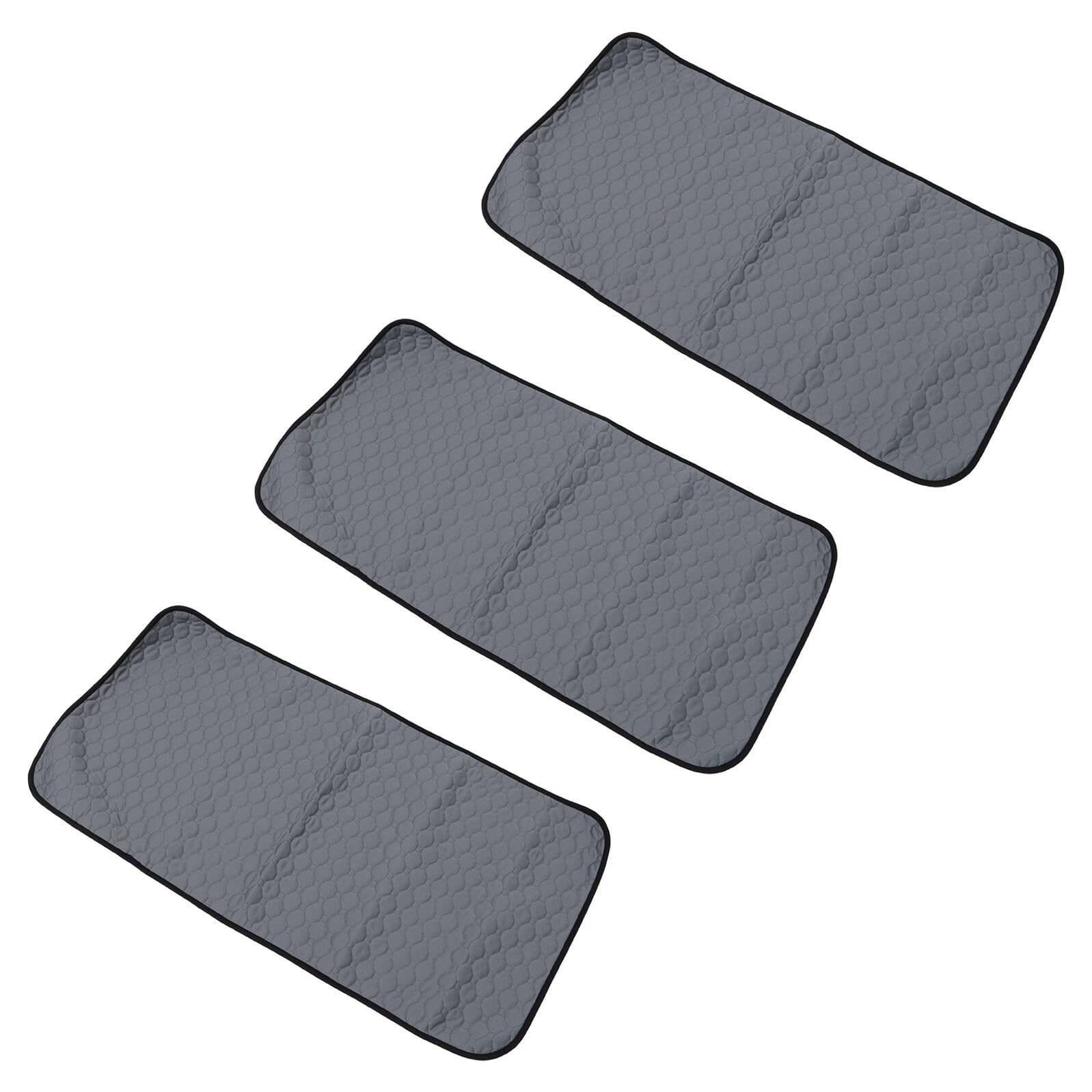 Toyvian Almohadillas Reutilizables para Perros 119x61 Cm, Entrenamiento Higiene, 3 Unidades, Poliéster Absorbente, Uso Año