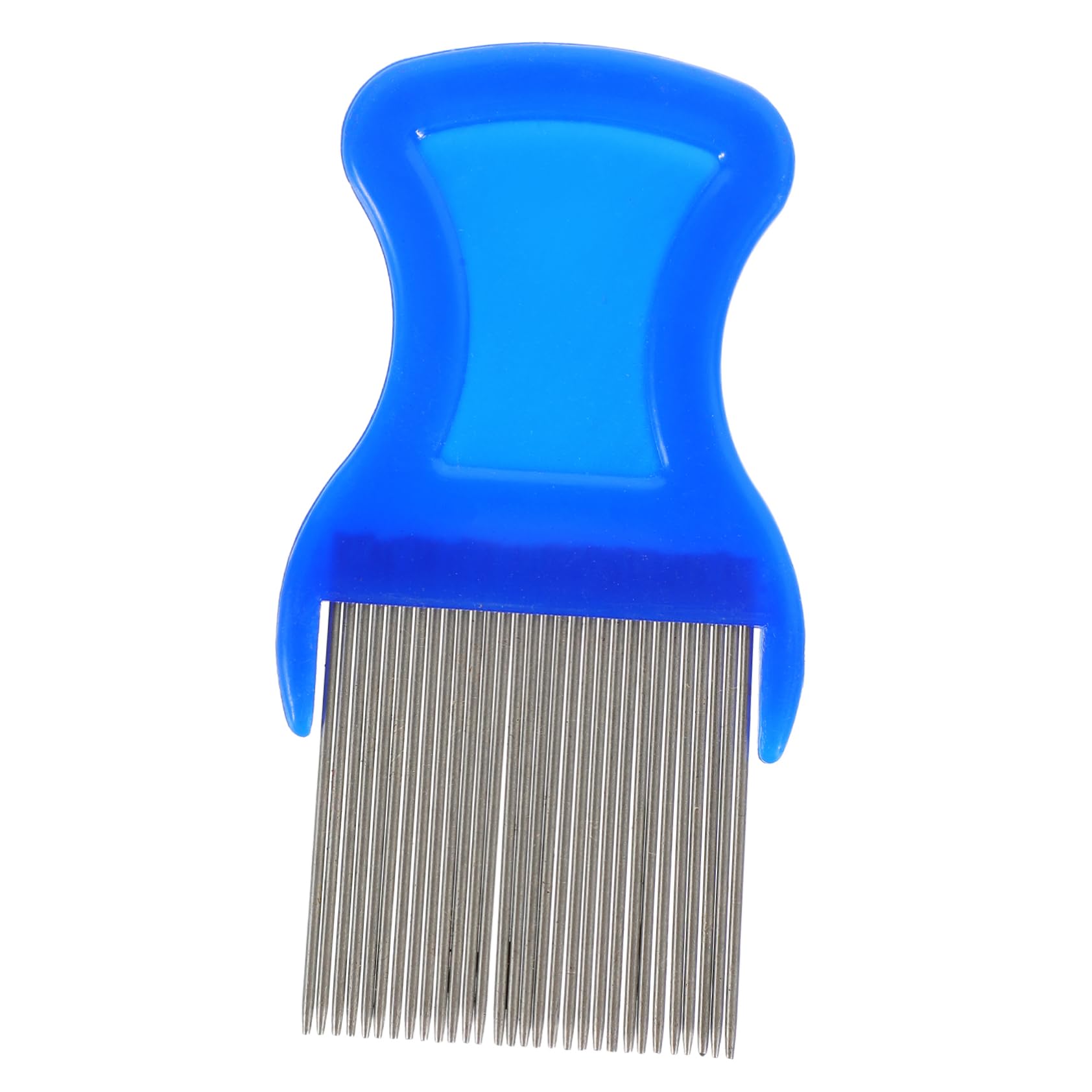 GALPADA Pet Dog Cat Egg Stainless Steel Grooming Comb Cleaning Brush for Dogs Cats Efficient Pet Hair Removal Tool Sky Blue