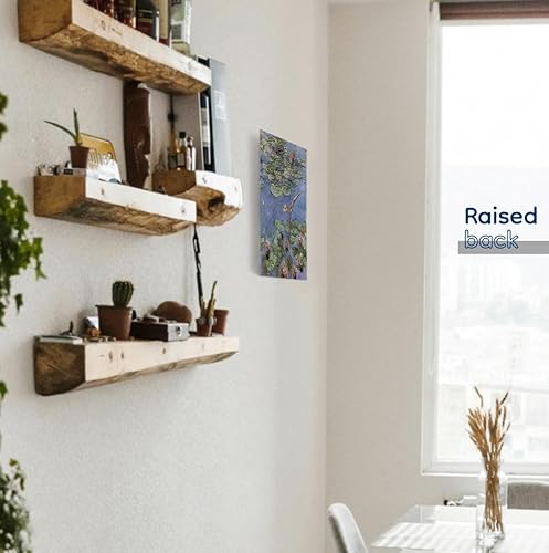 Miniatura 4 de 3dRose Reloj de pared silencioso - 10 pulgadas - Nenúfares Vintage Monet - PS Vintage