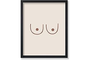 Monem Art Boobs Poster - The Naked Breast Print Art
