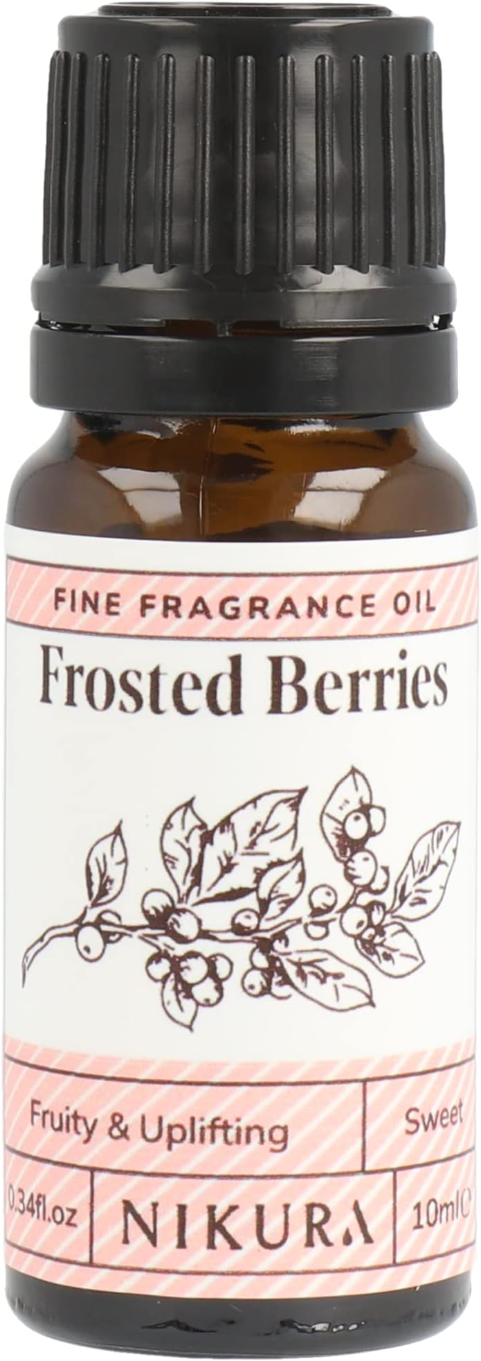 Nikura Frosted Berries Fine Fragrance Oil - 10ml | Perfect for Soap Making, Candle Making, Wax Melts, Diffuser, Burner | Great for use in Bath Bombs, Perfume Oil, Perfume Scents | Vegan & UK Made