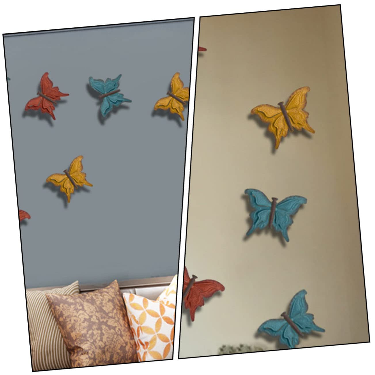 STOBAZA Schmetterlingsrahmen Vintage - Präparierte Schmetterlinge Deko