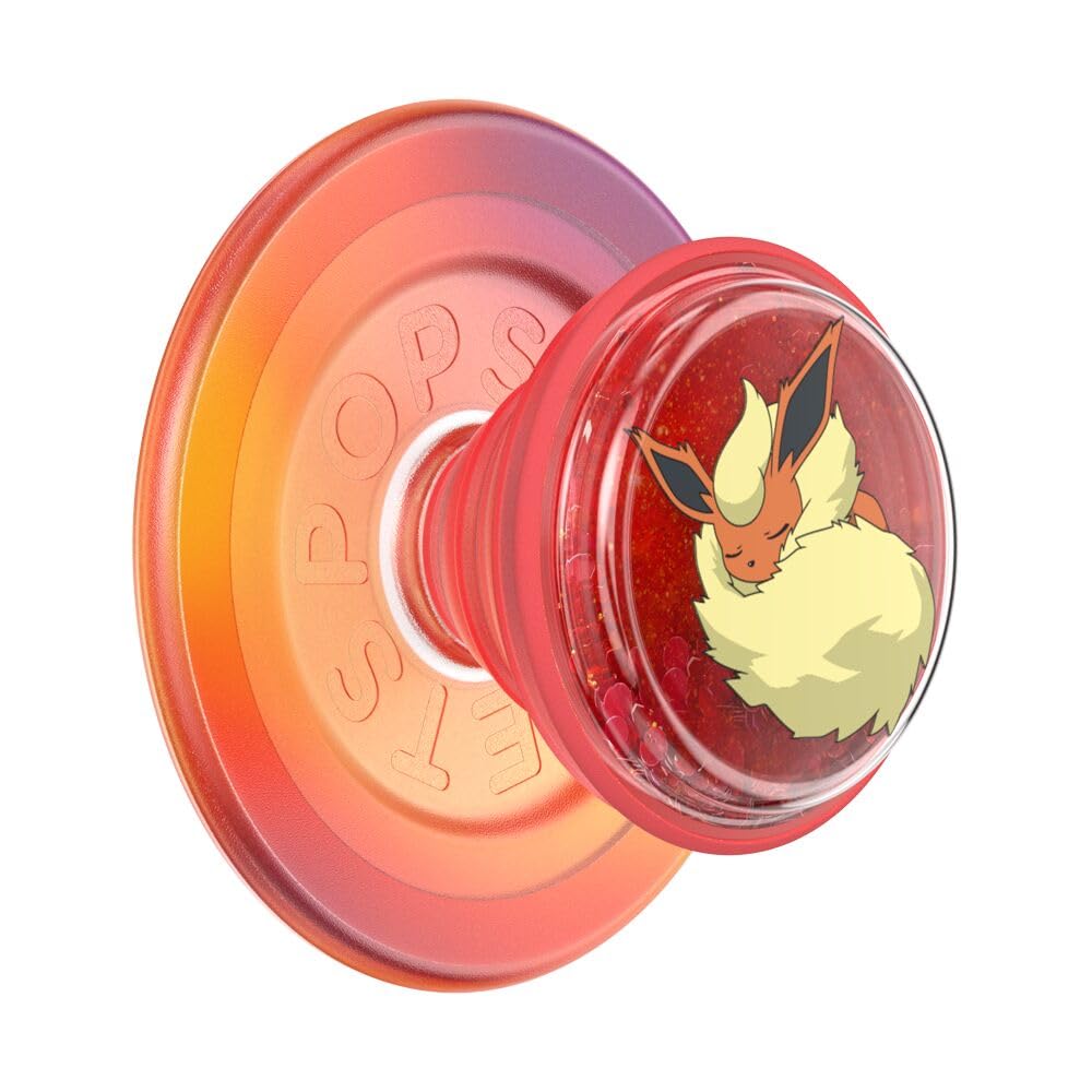 PopSockets Agarre de teléfono para MagSafe con Soporte, Soporte magnético, Parte Superior Intercambiable, sujeción Segura para Fundas MagSafe de iPhone, Agarre para teléfono y Tablet, Pokemon