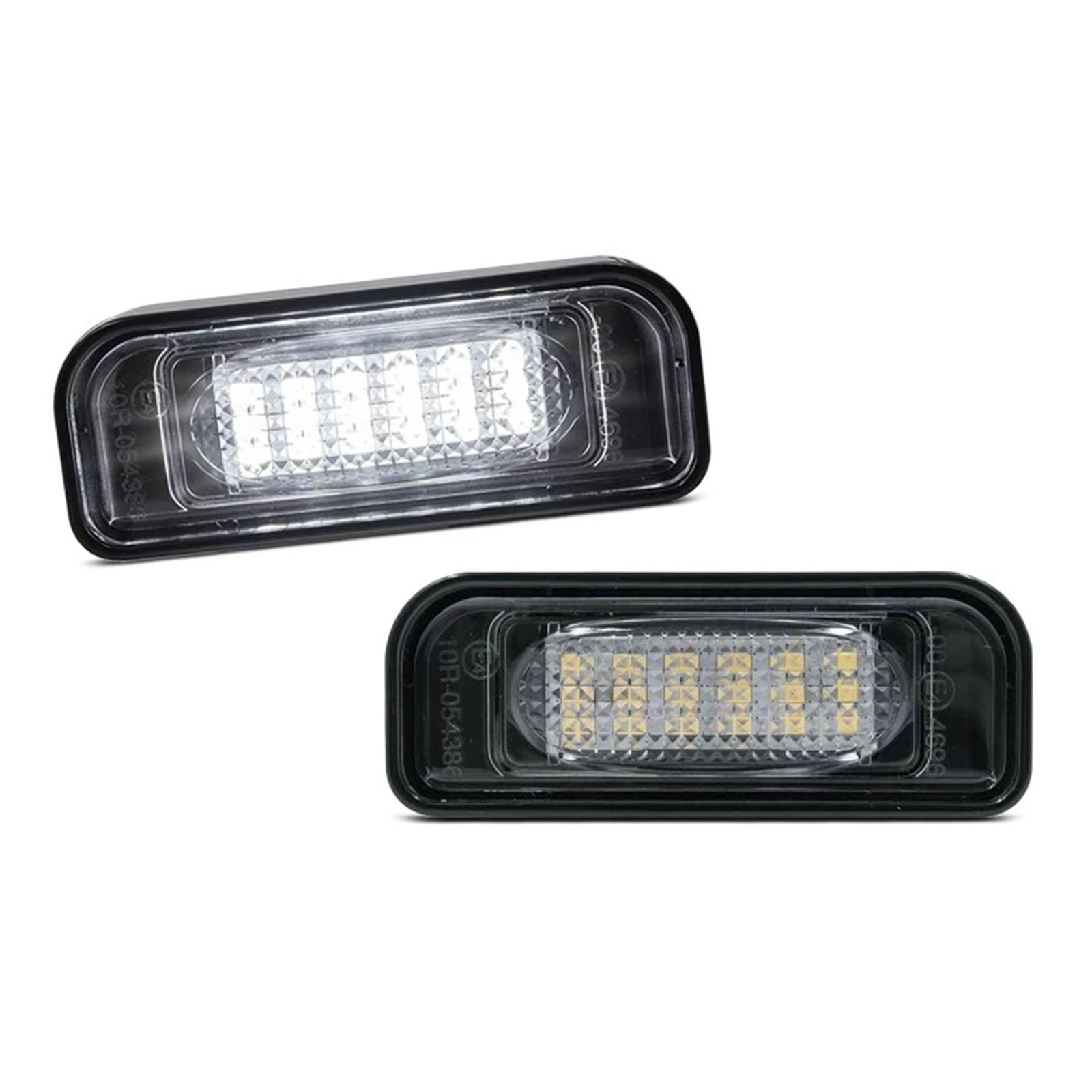 Luz LED de matrícula blanca y brillante para Benz Clase S W220 8