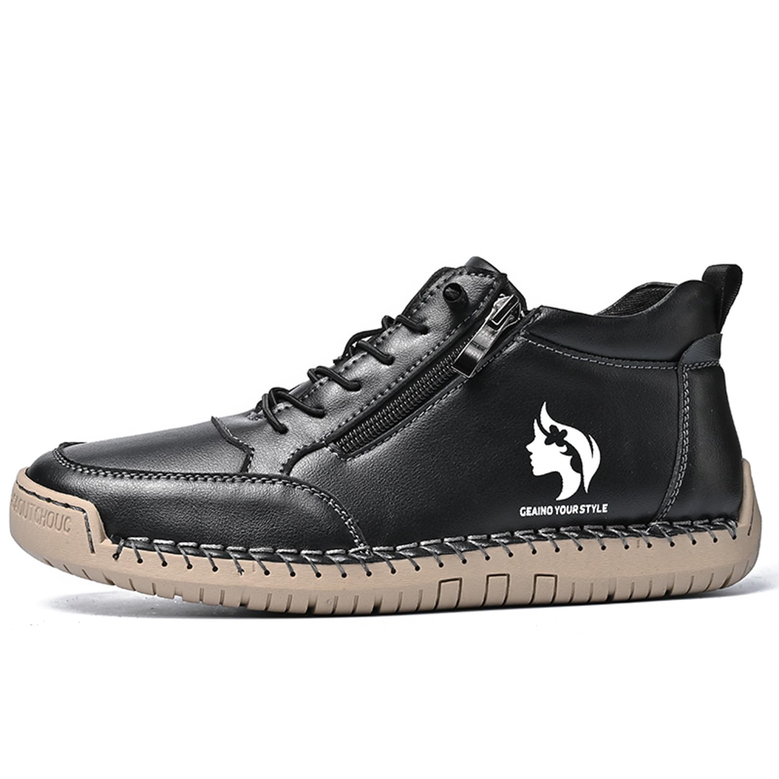 Mocasines casuales para Mujeres Cómodas con Cremallera y Tobillo - Calzado Deportivo Diario