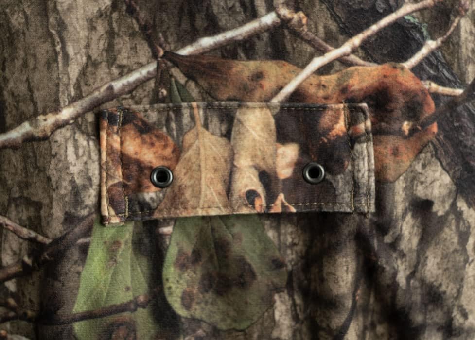 Blocker Outdoors Drencher Youth Lightweight Early Season Breathable Waterproof Hooded Full Zip Rain Camo Hunting Jacket (MO Country DNA, Medium) - Image 6